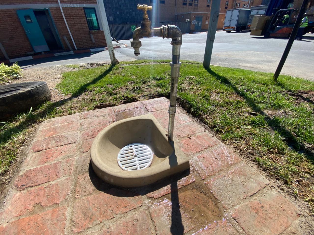 Subdrainage system completed
